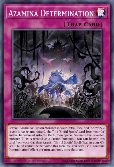 Azamina Determination Common MP25-EN426 2025 Mega-Pack Tin Yugioh card