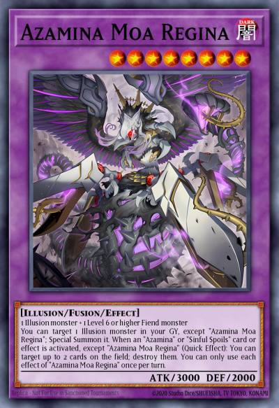 Azamina Moa Regina Prismatic Secret Rare MP25-EN105 2025 Mega-Pack Tin Yugioh card