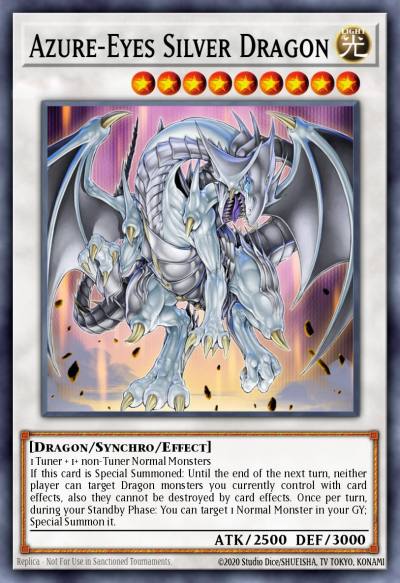 Azure-Eyes Silver Dragon Secret Rare LCKC-EN066 Legendary Collection Kaiba Mega Pack Yugioh card