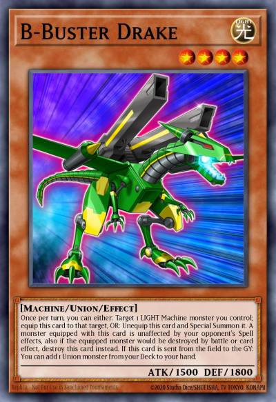 B-Buster Drake Secret Rare LCKC-EN020 Legendary Collection Kaiba Mega Pack Yugioh card
