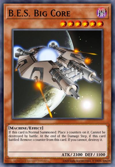 BES Big Core Super Rare DR3-EN090 Dark Revelation Volume 3 Yugioh card