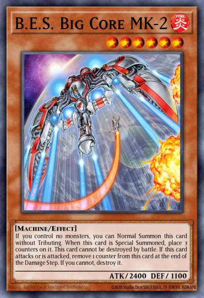 BES Big Core MK-2 Rare CRMS-EN030 Crimson Crisis Yugioh card