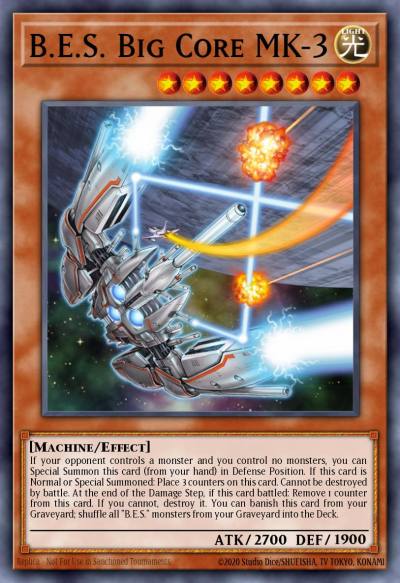 BES Big Core MK-3 Rare MACR-EN032 Maximum Crisis Yugioh card