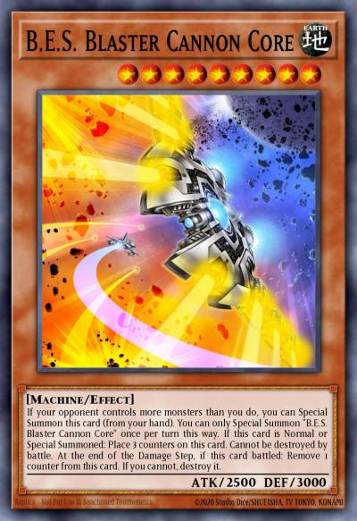 BES Blaster Cannon Core Common MP20-EN111 2020 Tin of Lost Memories Mega Pack Yugioh card