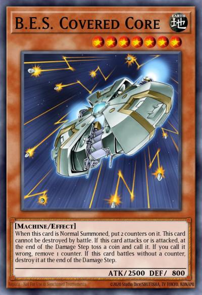 BES Covered Core Super Rare DR04-EN133 Dark Revelation Volume 4 Yugioh card