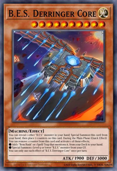 BES Derringer Core Yugioh card