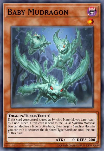 Baby Mudragon Ultra Rare MP22-EN172 2022 Tin of the Pharaohs Gods Yugioh card