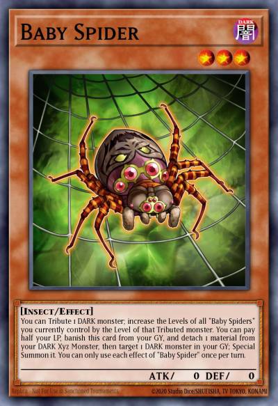 Baby Spider Ultra Rare BLMR-EN045 Battles of Legend Monstrous Revenge Yugioh card