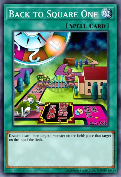 Back to Square One Common DR3-EN104 Dark Revelation Volume 3 Yugioh card