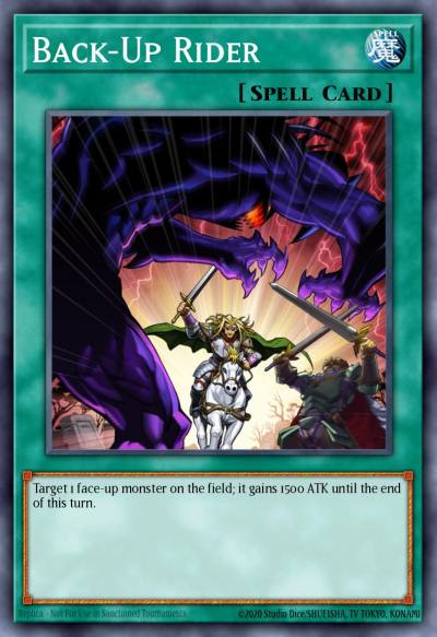 Back-Up Rider Common STAS-EN010 2-Player Starter Set Yugioh card