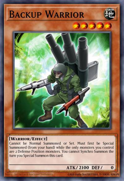 Backup Warrior Common BP01-EN159 Battle Pack Epic Dawn Yugioh card