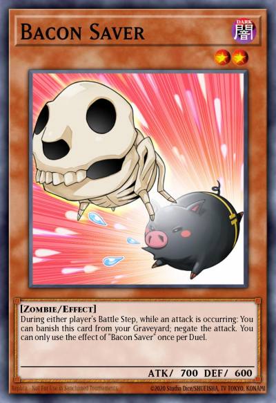 Bacon Saver Common BP02-EN119 Battle Pack 2 War of the Giants Yugioh card