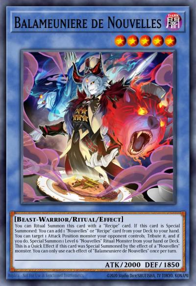 Balameuniere de Nouvelles Super Rare WISU-EN033 Wild Survivors Yugioh card