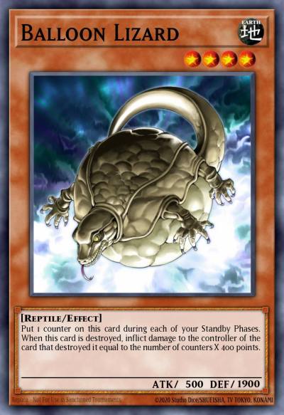 Balloon Lizard Common DR2-EN073 Dark Revelation Volume 2 Yugioh card