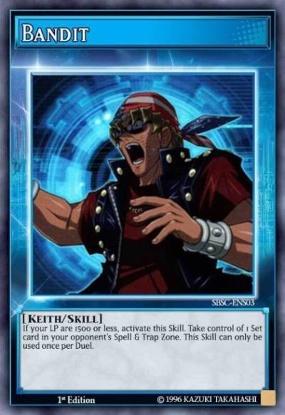 Bandit Super Rare SBSC-ENS03 Speed Duel Scars of Battle Yugioh card