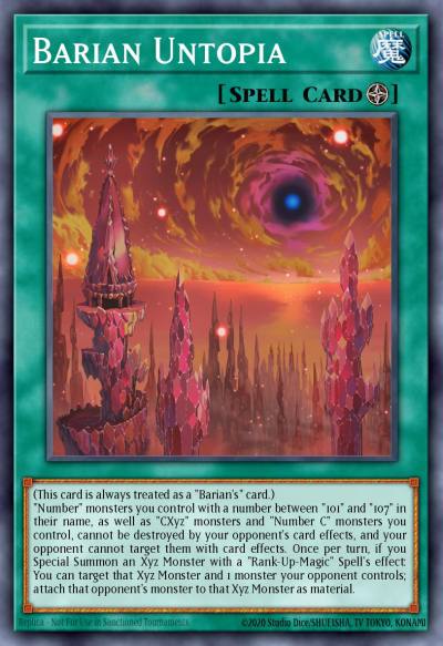 Barian Untopia Ultra Rare MP24-EN263 25th Anniversary Tin Dueling Mirrors Yugioh card