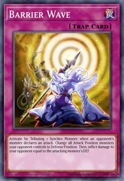 Barrier Wave Common DREV-EN068 Duelist Revolution Yugioh card