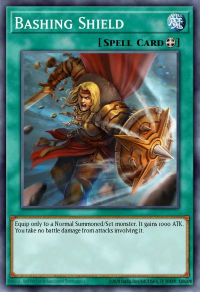 Bashing Shield Common BP03-EN186 Battle Pack 3 Monster League Yugioh card