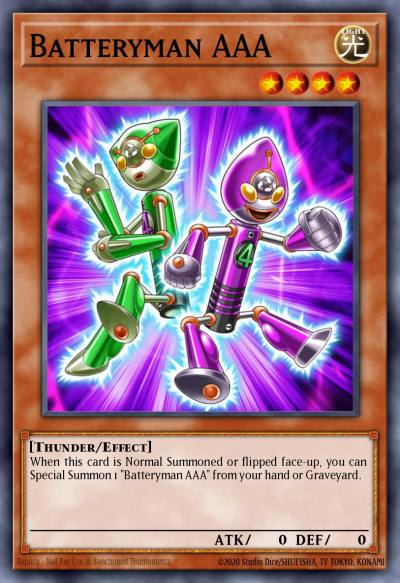 Batteryman AAA Common TSHD-EN034 The Shining Darkness Yugioh card