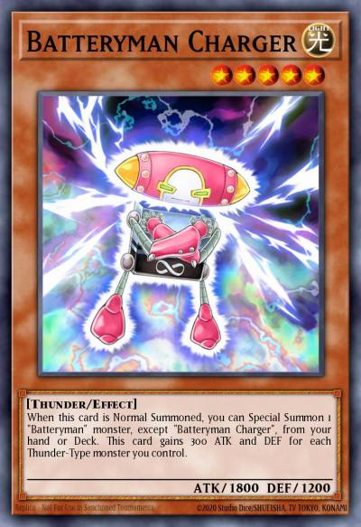 Batteryman Charger Common LODT-EN030 Light of Destruction Yugioh card