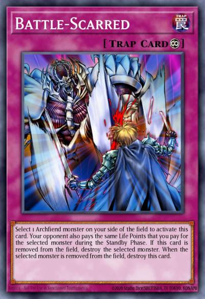 Battle-Scarred Common DCR-097 Dark Crisis Yugioh card