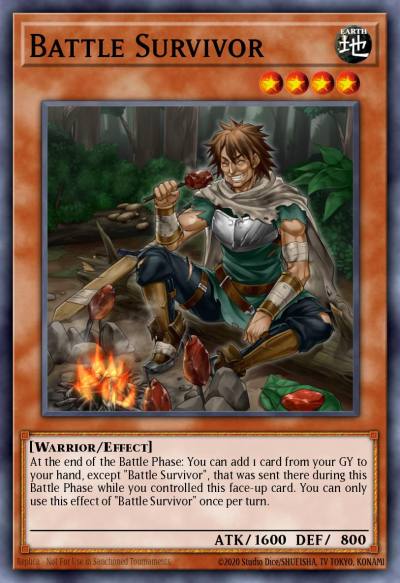Battle Survivor Common MP21-EN014 2021 Tin of Ancient Battles Yugioh card