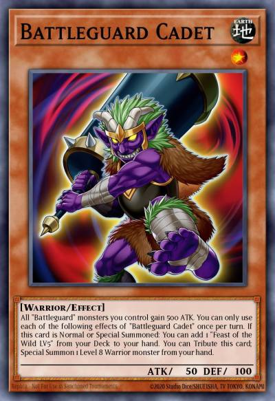 Battleguard Cadet Common DIFO-EN025 Dimension Force Yugioh card