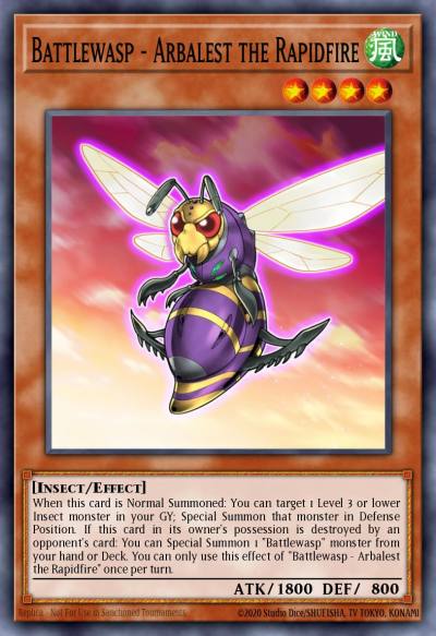 Battlewasp - Arbalest the Rapidfire Ultra Rare BLHR-EN035 Battles of Legend Heros Revenge Yugioh card