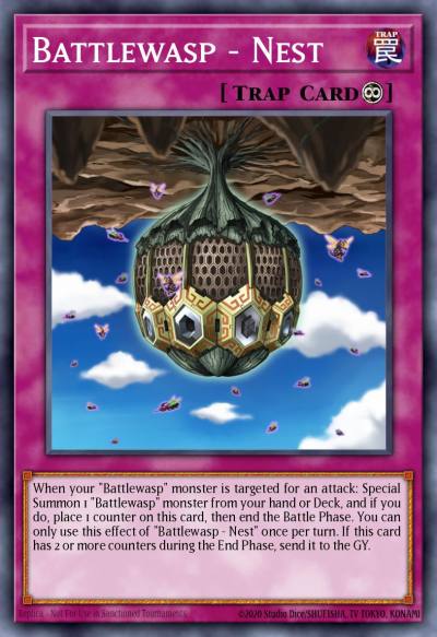 Battlewasp - Nest Ultra Rare BLHR-EN042 Battles of Legend Heros Revenge Yugioh card