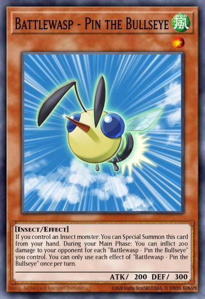 Battlewasp - Pin the Bullseye Ultra Rare BLHR-EN031 Battles of Legend Heros Revenge Yugioh card