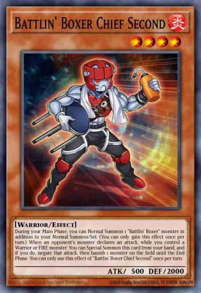 Battlin Boxer Chief Second Rare LD10-EN033 Legendary Duelists Soulburning Volcano Yugioh card