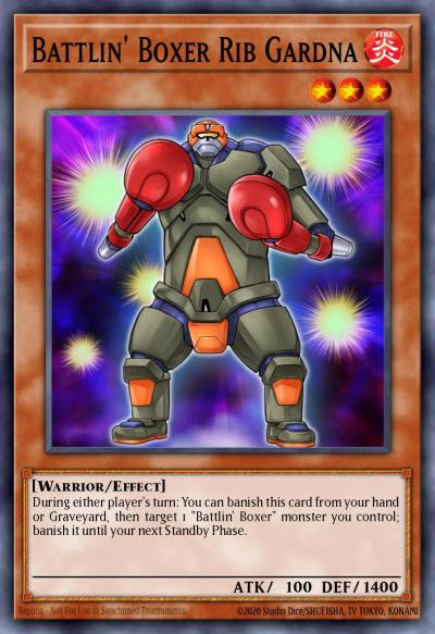 Battlin Boxer Rib Gardna Common MP14-EN130 2014 Mega-Tin Mega Pack Yugioh card