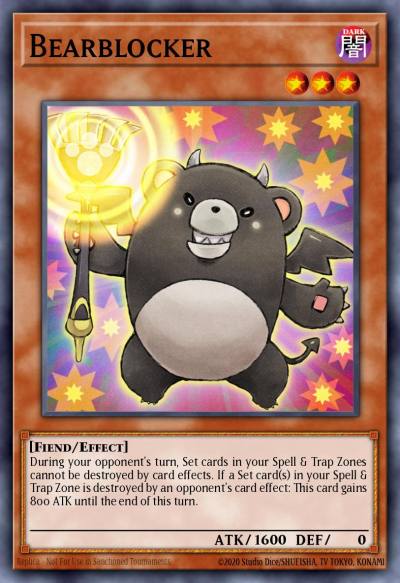 Bearblocker Common MP19-EN175 2019 Gold Sarcophagus Tin Mega Pack Yugioh card