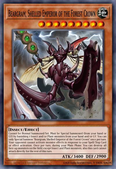 Beargram Shelled Emperor of the Forest Crown Ultra Rare PHHY-EN021 Photon Hypernova Yugioh card