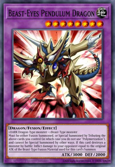 Beast-Eyes Pendulum Dragon Super Rare BOSH-ENSE1 Breakers of Shadow Special Edition Yugioh card