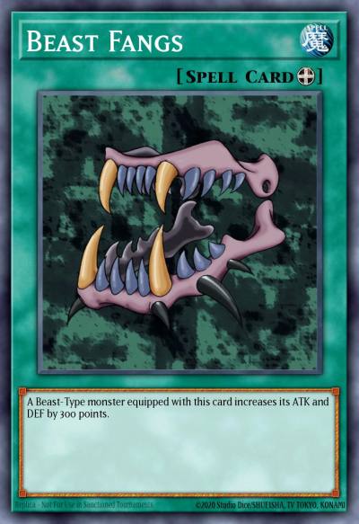 Beast Fangs Short Print LOB-041 Legend of Blue Eyes White Dragon Yugioh card