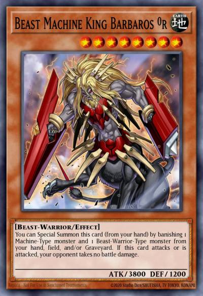 Beast Machine King Barbaros Ür Super Rare ANPR-EN097 Ancient Prophecy Yugioh card