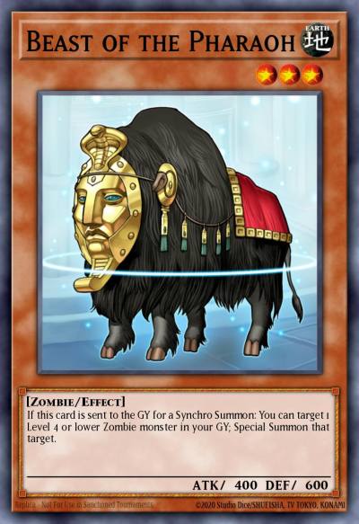 Beast of the Pharaoh Common OP03-EN022 OTS Tournament Pack 3 Yugioh card