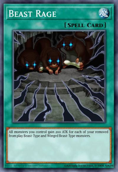 Beast Rage Common DREV-EN056 Duelist Revolution Yugioh card