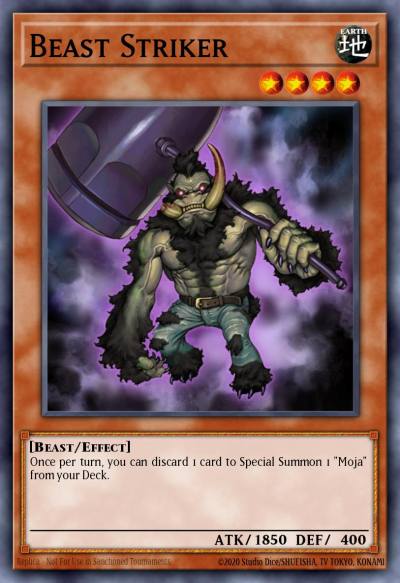 Beast Striker Super Rare RGBT-EN085 Raging Battle Yugioh card