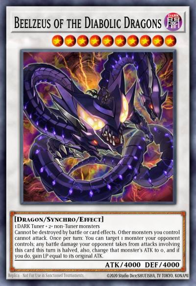 Beelzeus of the Diabolic Dragons Common LEHD-ENB35 Legendary Hero Decks Yugioh card