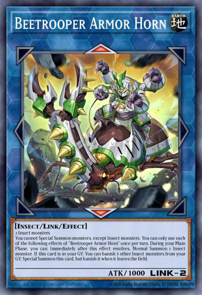 Beetrooper Armor Horn Common MP22-EN176 2022 Tin of the Pharaohs Gods Yugioh card