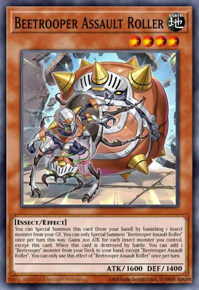 Beetrooper Assault Roller Common MP22-EN236 2022 Tin of the Pharaohs Gods Yugioh card