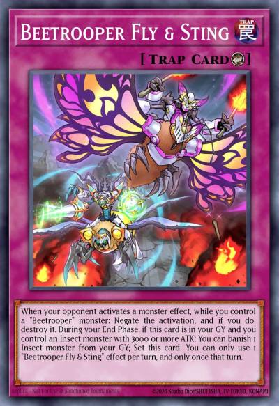 Beetrooper Fly and Sting Common MP22-EN179 2022 Tin of the Pharaohs Gods Yugioh card