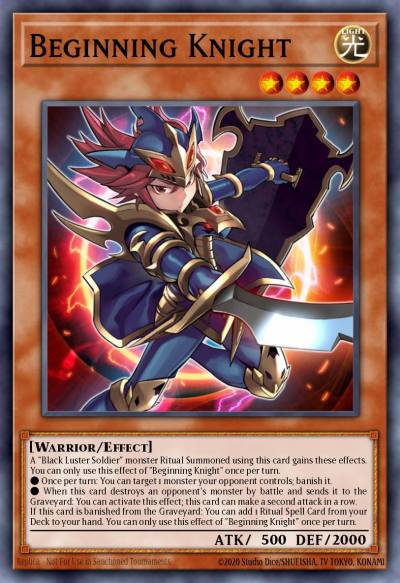 Beginning Knight Super Rare MP16-EN123 2016 Mega-Tin Mega Pack Yugioh card