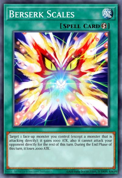 Berserk Scales Common GAOV-EN054 Galactic Overlord Yugioh card