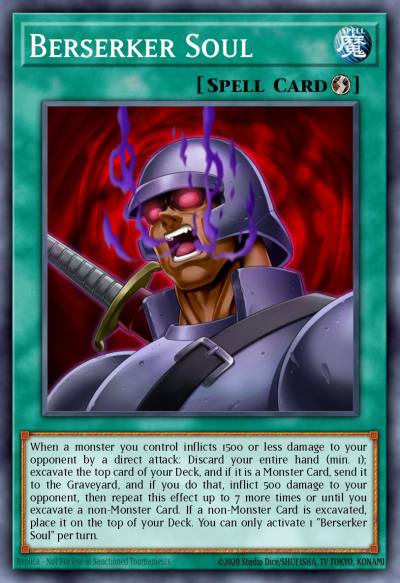 Berserker Soul Secret Rare DRLG-EN007 Dragons of Legend Yugioh card