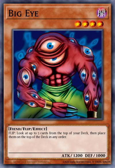 Big Eye Common DB1-EN152 Dark Beginning 1 Yugioh card