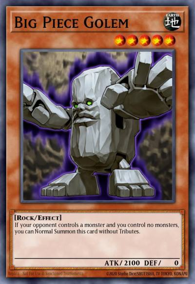 Big Piece Golem Duel Terminal Rare Parallel Rare DTP1-EN023 Duel Terminal - Preview Wave 2 Yugioh card