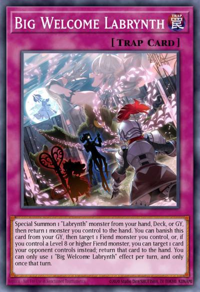 Big Welcome Labrynth Prismatic Secret Rare MP24-EN074 25th Anniversary Tin Dueling Mirrors Yugioh card